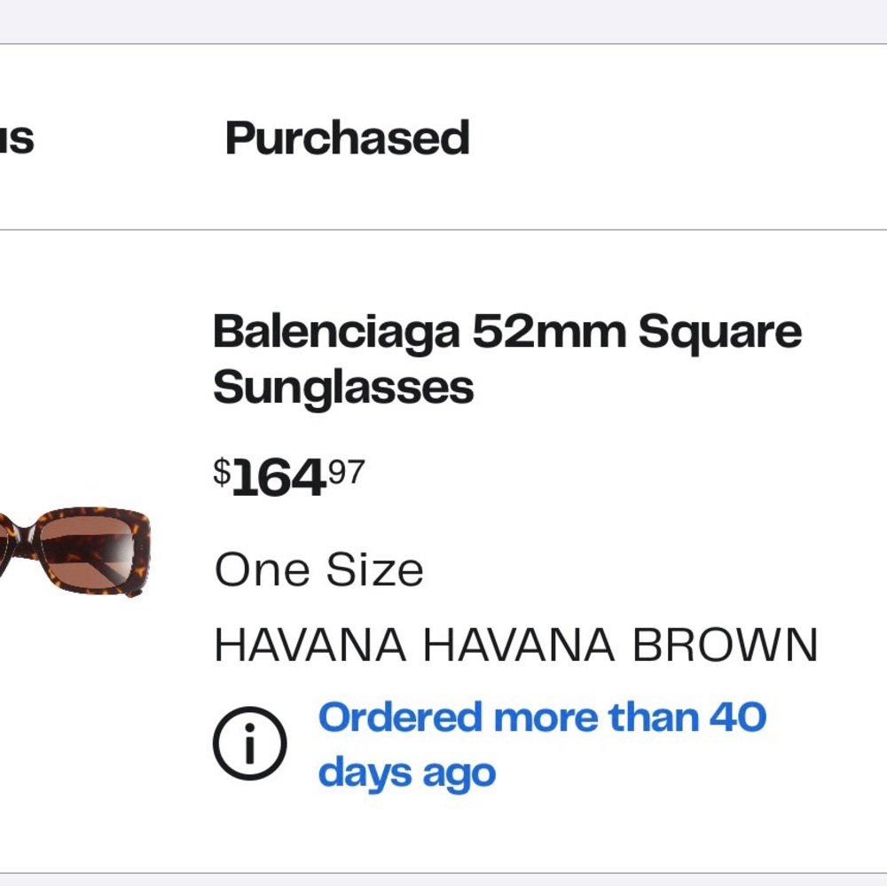 Balenciaga Tortoiseshell Rectangular Sunglasses w… - image 5